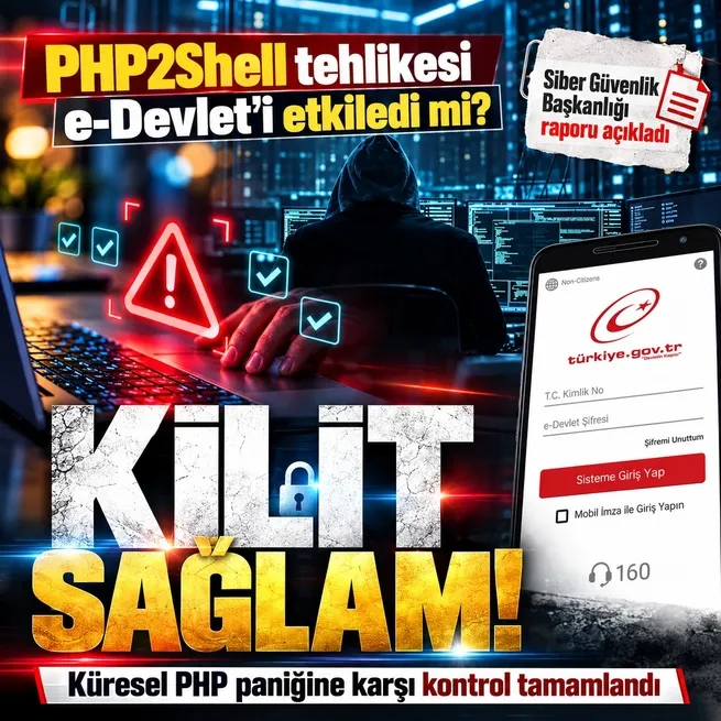 PHP2Shell tehlikesi e-Devleti etkiledi mi? Bakanlık sonucu açıkladı: Kontrollerde güvenlik riski bulunmadı