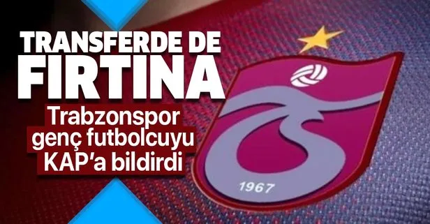 Son dakika |  Trabzonspor Muhammet Taha Tepe transferini KAP’a bildirdi