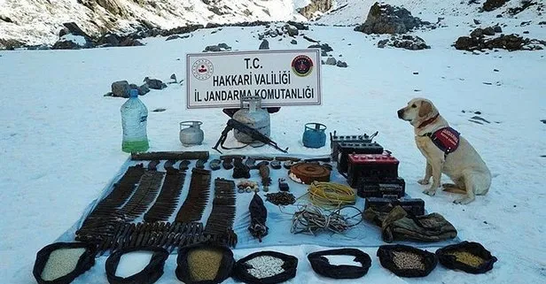 Hakkari’de PKK’lı teröristlere yönelik operasyon: Silahlar ve mühimmat ele geçirildi