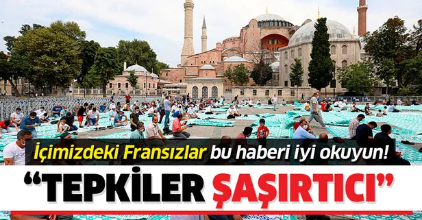 Fransız uzman, Ayasofya'nın yeniden ibadete açılmasına tepki gösterilmesini şaşırtıcı buldu