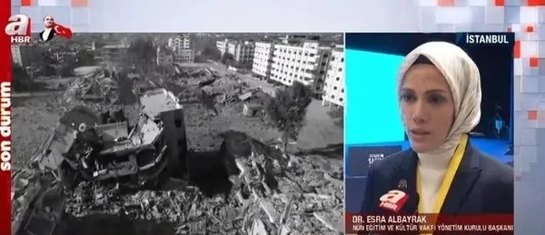 nun-okullarindan-oze-yolculuk-temali-zirve-dr-esra-albayraktan-gazze-katliamina-tepki-insanlik-alarm-veriyor-b-1699127836900.jpeg NUN Okulları'ndan "Öz'e Yolculuk' temalı zirve! Dr. Esra Albayrak’tan Gazze katliamına tepki: Dünya alarm veriyor bu açık bir soykırım-5