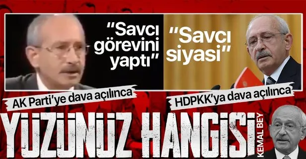 Terörün siyasi ayağı HDP’ye kalkan olan CHP’li Kılıçdaroğlu’nun AK Parti’ye açılan davaya destek verdiği ortaya çıktı