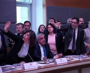 HDP’li vekillerden Meclis’te büyük rezalet