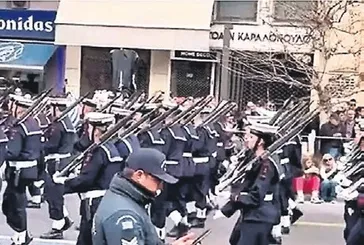 Türkiye karşıtı slogan atan Yunan askerine hapis cezası!