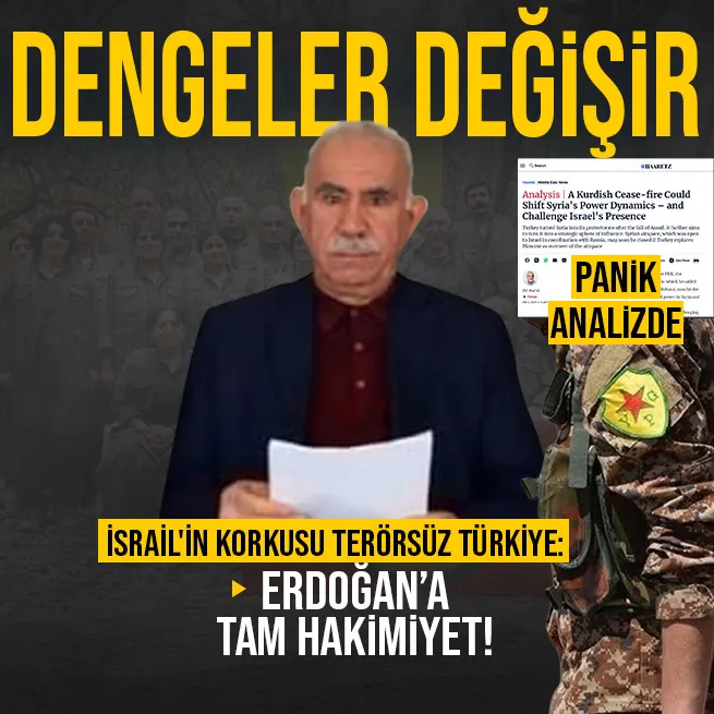 Elebaşı Abdullah Öcalanın silah bırak çağrısına örgütten gelen ateşkes yanıtı İsraili panikletti