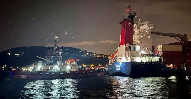 Kandili açıklarında arıza yapan gemi nedeniyle gemi trafiğine kapatılan İstanbul Boğazı tekrar gemi trafiğine açıldı