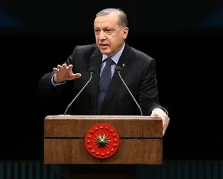 Cumhurbaşkanı Erdoğan böyle duyurdu