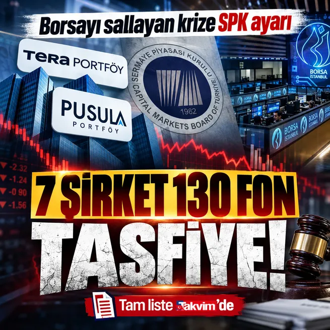 SPKdan neşter! Pusula ve Tera listede: 7 portföy şirketi ve 130 fon işleme kapatıldı