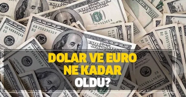 Dolarda hareketlilik! Dolar ve euro ne kadar oldu?