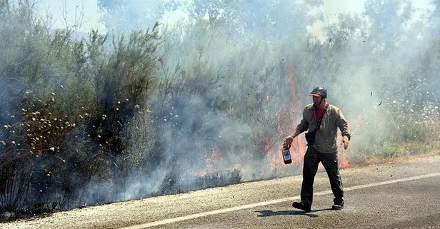 İzmir Selçuk’ta yeni yangın! Alevler ormana sıçramadan söndürüldü