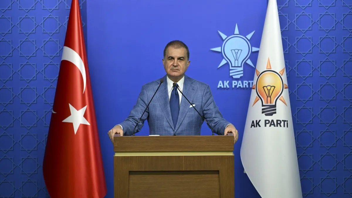 AK Parti Sözcüsü Ömer Çelik Terörsüz Türkiye süreci ve Meclis'teki yasa eleştirileri hakkında konuştu