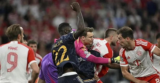 UEFA Şampiyonlar Ligi'nde nefes kesen dev maç! Bayern Münih avantajı Real Madrid'e verdi