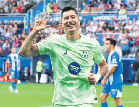 Lewandowski’nin futbol resitali