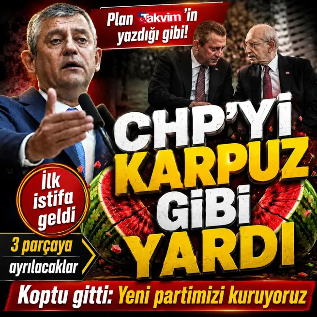 CHP’de bölünme günü! Özgür Özelden veda mesajı: Yeni partimizi kuruyoruz