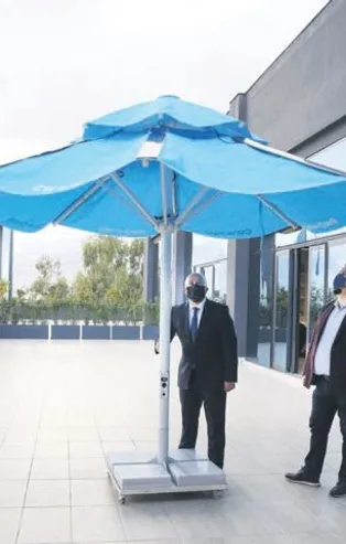 Şemsiyeler güneşi elektriğe çevirecek