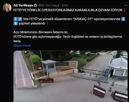 icisleri-bakani-ali-yerlikaya-acikladi-17-ilde-fetoculere-kiskac-1726290672389.jpeg İçişleri Bakanı Ali Yerlikaya açıkladı: 17 ilde FETÖ'cülere kıskaç! Çok sayıda kişi yakalandı-2