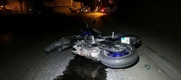 İzmir’de motosiklet kazası! Metrelerce sürüklendi