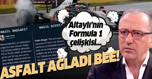 Habertürk yazarı Fatih Altaylı’nın Formula 1 çelişkisi!