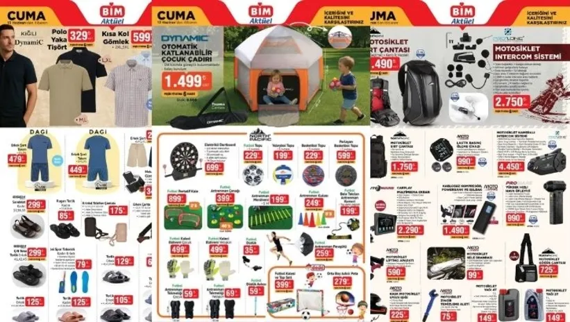 BİM 13 Haziran 2025 Cuma kataloğu! Bugün hangi ürünler indirimde?