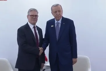 Başkan Erdoğan İngiltere Başbakanı Starmer ile görüştü!