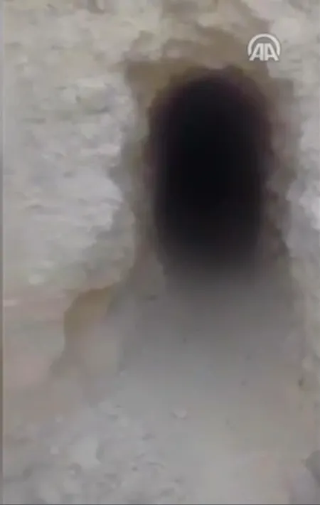 YPG/PKK'nın Münbiç'teki tünelleri görüntülendi!-4