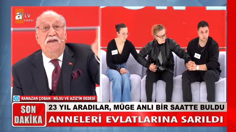 Müge Anlı'da 23 yıldır görmedikleri anneleriyle yüzleştiler: “Bu yaşımda anne sevgisini tattım”-20
