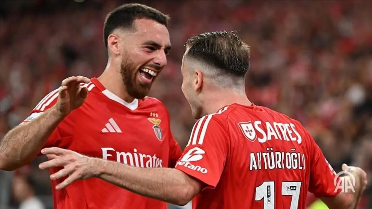 Kerem ve Orkun gol attı! Benfica Şampiyonlar Ligi'nde son 16 turuna kaldı