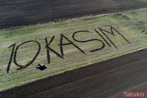 Helal sana Kerim amca! 83 yaşında traktörle tarlasına 10 Kasım yazdı - 5