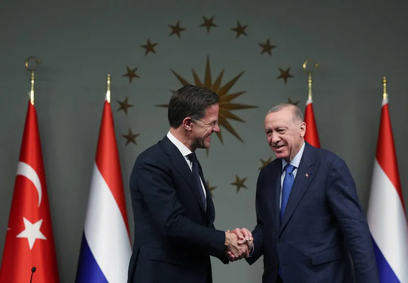 Başkan Erdoğan ve Rutte (Takvim Foto Arşiv)