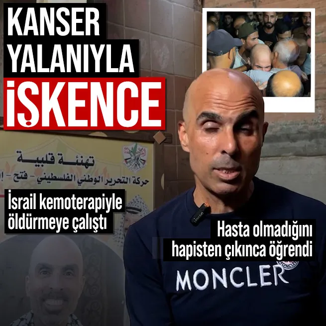 Kanser yalanıyla kemoterapi işkencesi! Filistinli esir İsrail hapishanesinden çıktıktan sonra öğrendi