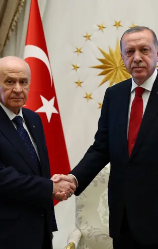 Erdoğan Bahçeli görüşmesi sona erdi