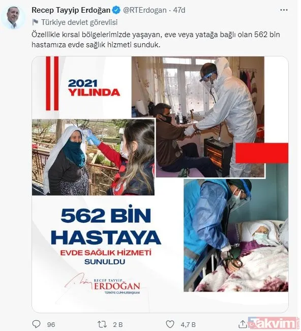 SON DAKİKA: Başkan Recep Tayyip Erdoğan'ın 2021 yılında imza attığı projeler - 47