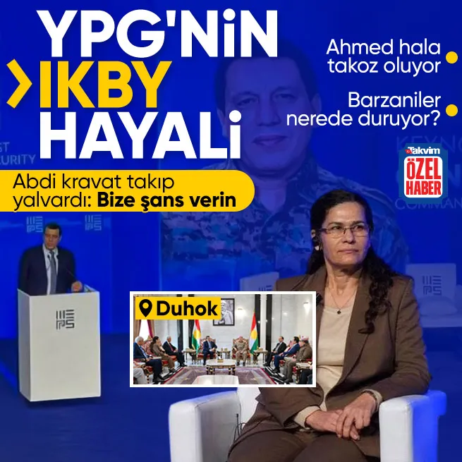 Duhokta YPGye IKBY modelinin altyapısı mı? Elebaşı Abdi kravat takıp özerklik istedi: Barzaniler nerede duruyor?