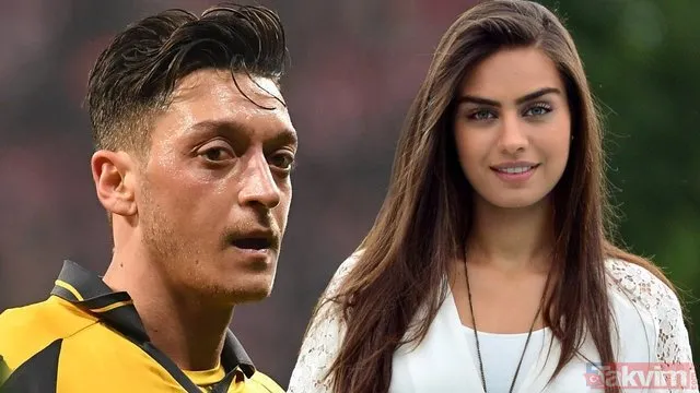 Amine Gülşe’den sevgilisi Mesut Özil’e destek