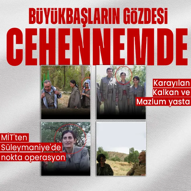 MİTten PKKya nokta operasyon! Süleymaniyede PKKnın sözde sorumlularından Pelin Batman kod adlı Gülistan Tekik etkisiz hale getirildi