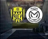 Ankaragücü-Manisa FK karşı karşıya gelecek