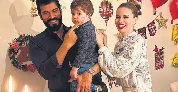 Burak Özçivit ve Fahriye Evcen’in oğulları Karan okula başladı
