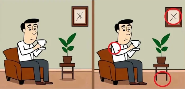 Çok zor ama imkansız değil! Kahve içen iki adam arasındaki farkı yalnızca yüksek IQ'su olanlar 15 saniyede buluyor-4