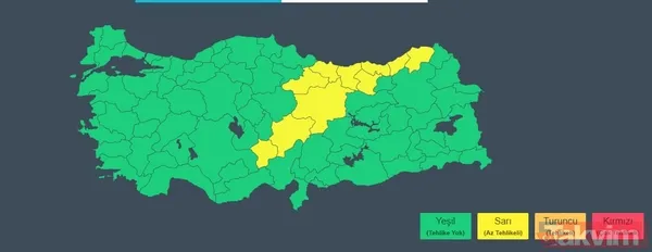 Meteoroloji'den 10 İle Sarı Kodlu Uyarı: Sağanak Ve Kar Alarmı Meteoroloji Genel Müdürlüğü, Doğu Karadeniz Ve İç Anadolu'nun Doğusundaki 10 İl İçin Sarı Kodlu...