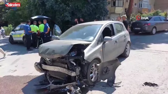 Samsun’da iki otomobil çarpıştı: 1 yaralı