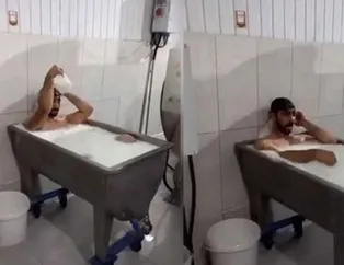 Süt banyosu skandalında yeni gelişme