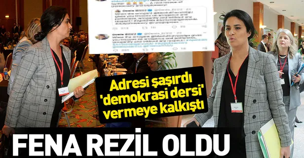 Adresi şaşırdı, 'demokrasi dersi' vermeye kalkıştı