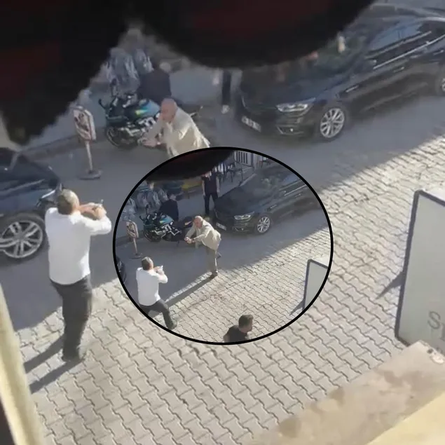 Sokak ortasında dehşet anları!