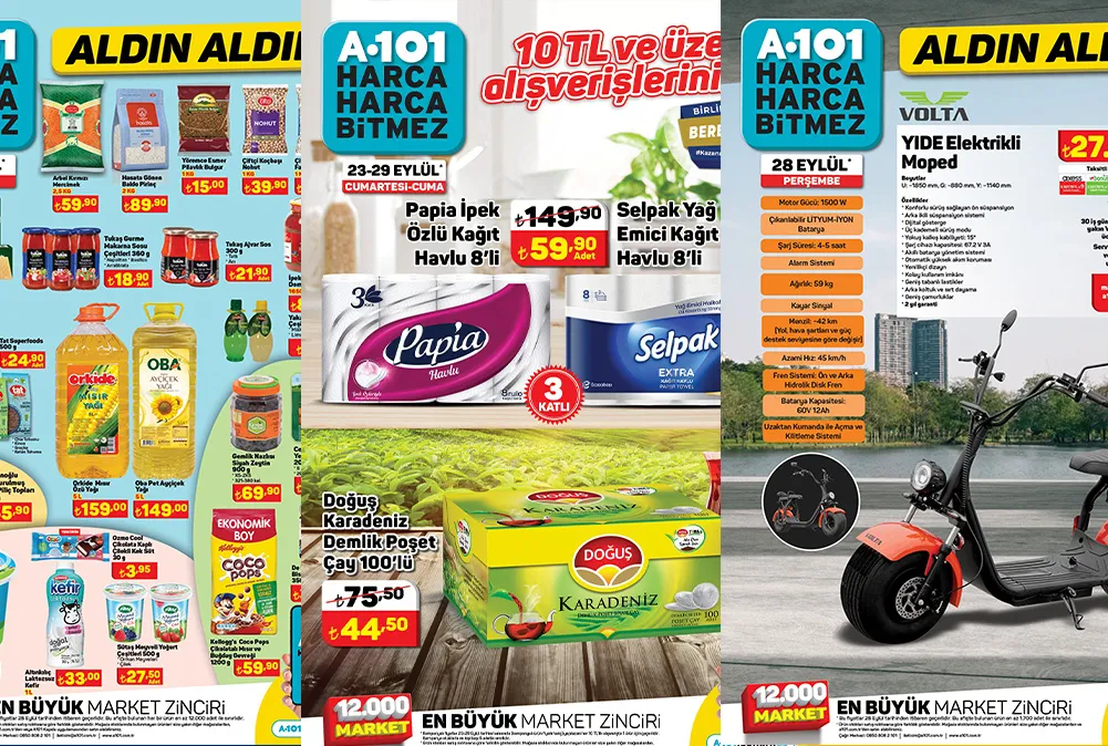 Yeni gün geldi A101’de fiyatlar düştü!