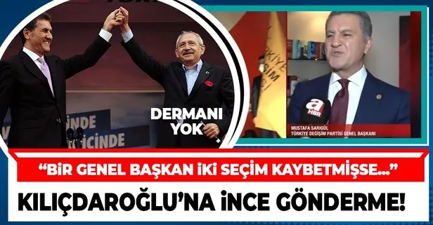 TDP Genel Başkanı Mustafa Sarıgül’den Kılıçdaroğlu’na gönderme: Bir genel başkan iki seçim kaybetmişse...