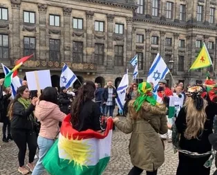 Avrupanın göbeğinde rezalet! PKK ile İsrail el ele!