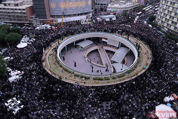 İran'da yas var: Kare kare İbrahim Reisi'nin cenaze töreni - 1