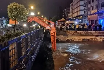 Ordu’da sel sonrası heyelan