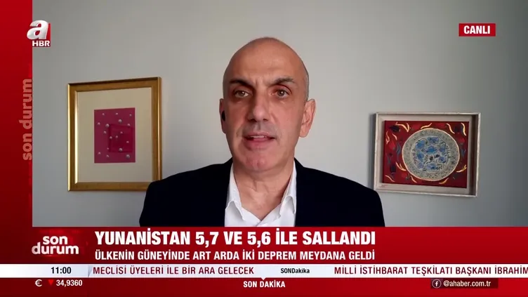 YUNANİSTAN DEPREM HABERİ: 5,7 ve 5,6'lık depremler art arda salladı! Manolis Kostidis aktardı!