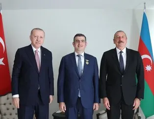 Aliyev’den Haluk Bayraktar’a Karabağ Nişanı